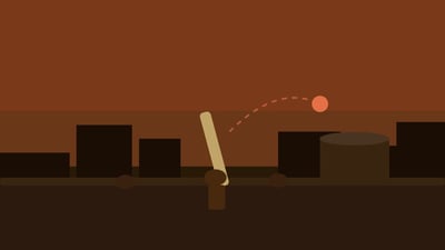 The Cricket Match on the Rooftop